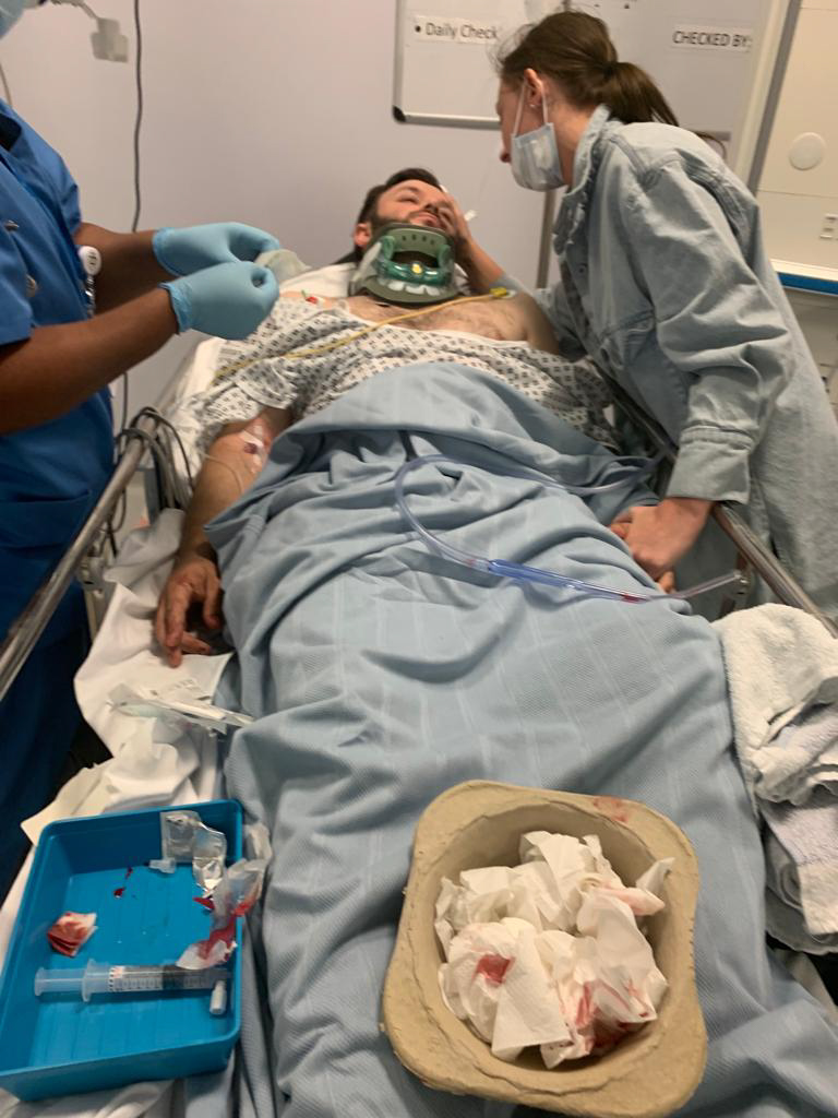 THIS British dad  collapsed at his kids’ sports day after suffering what doctors called a ‘catastrophic brain&nbsp;injury.’